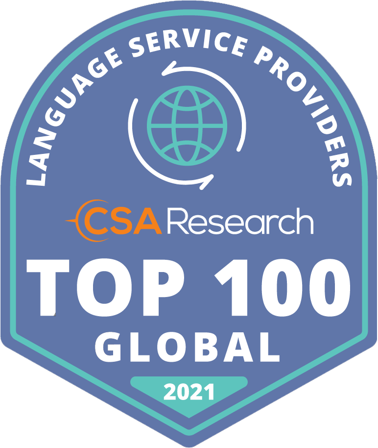 全球百强语言服务提供商标志