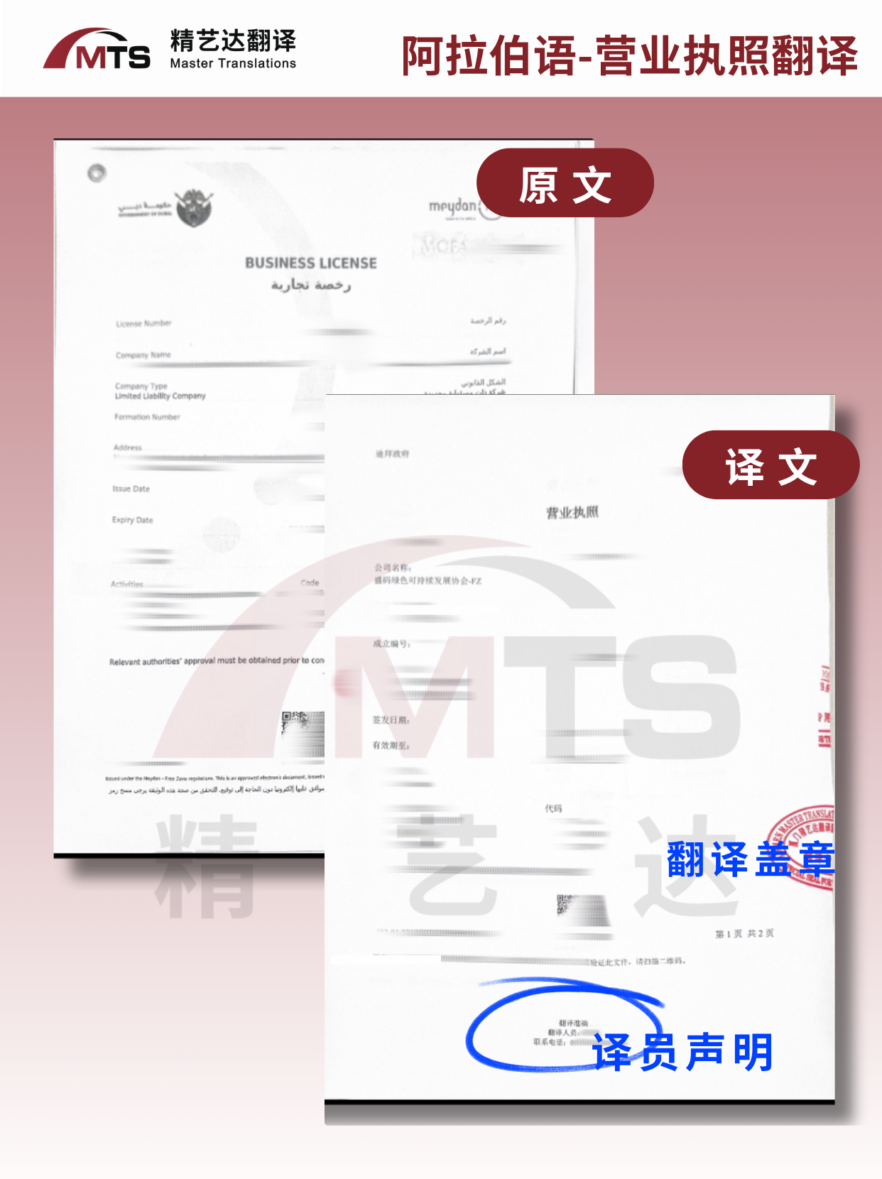 跨国开店、外企开户总被退件?营业执照翻译盖章找哪家翻译机构